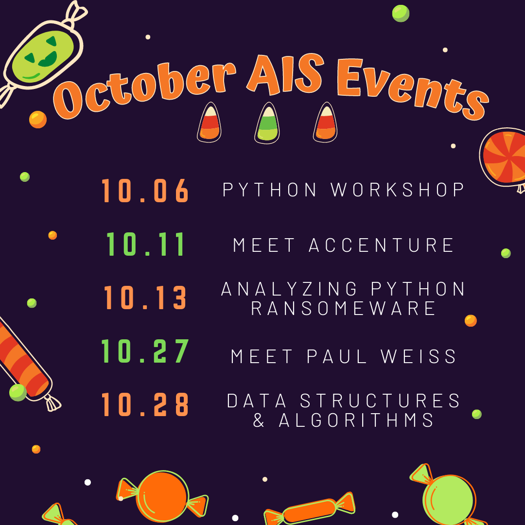 October Events Cal